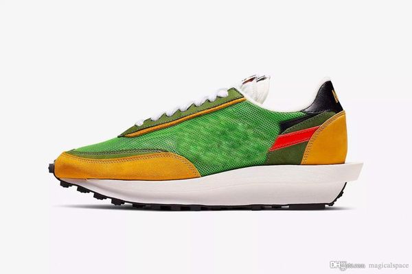 

2019 authentic ld waffle x acai blue multi men ba ketball hoe port neaker with original box bv0073 400