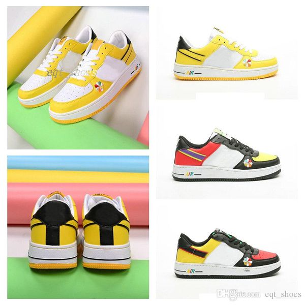 

2020 forces men low cut one 1 shoes white black dunk skateboarding shoes classic af fly trainers high knit mens designer sneakers