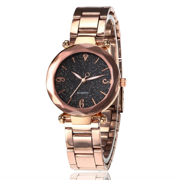 

women dress watches rose gold stainless steel brand fashion ladies wristwatch creative quartz clock luxury watches saat, Slivery;brown