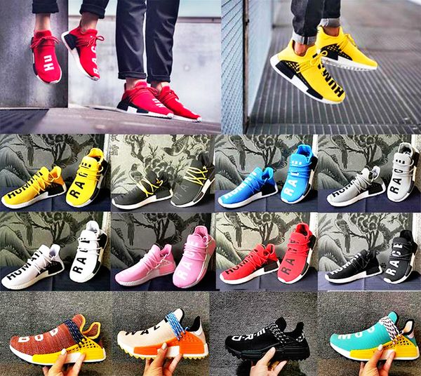 

pharrell williams nmd human race running shoes equality nerd black nobel ink human races mens shoes women designers sneakers ing