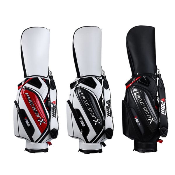 

crestgolf golf standard bag pu waterproof golf bags with 3 colors