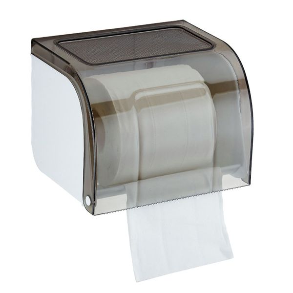 

fast wall mounted bathroom roll paper holder waterproof plastic toilet tissue box