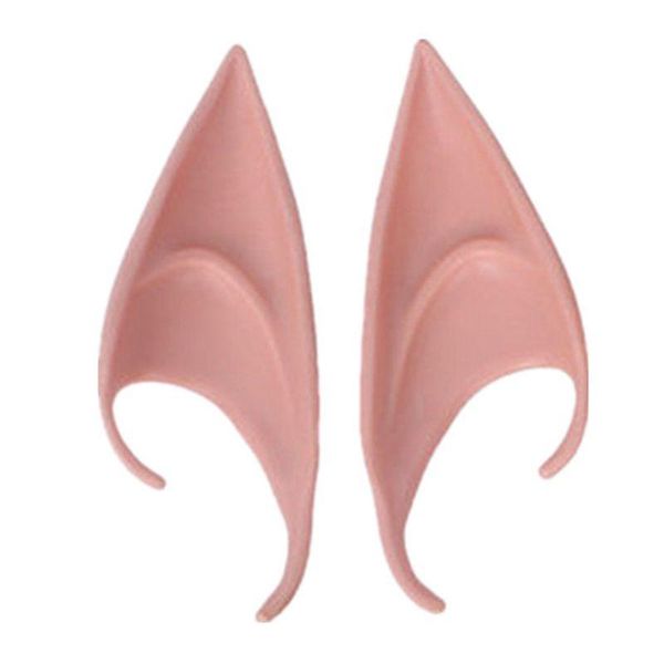 

2020 mysterious angel elf ears fairy cosplay accessories larp halloween party latex soft pointed prosthetic false ears