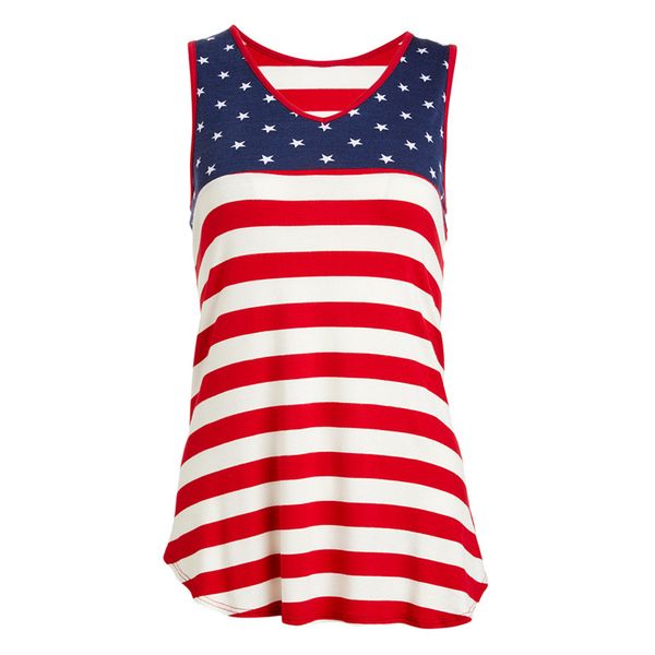 ladies red white and blue tops