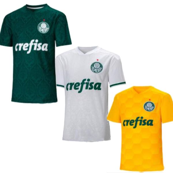 

size s-xxl 2020 palmeiras sp moisés home green away white mans soccer jersey borja deyverson dudu footballl shirt camiseta de futboll 20 21, Black;yellow