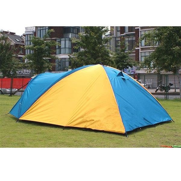 

3-4 person separated dual layer camping tent 320x210x145cm outdoor waterproof summer tent for hiking fishing travel hunting