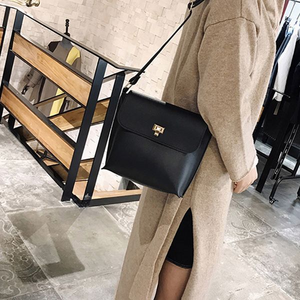 

1 pcs women lady shoulder crossbody bag pu leather fashion for money shopping wf 668