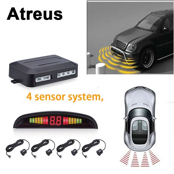 

atreus for qashqai c4 c5 cruze aveo car reversing radar parking sensor led display beep alert