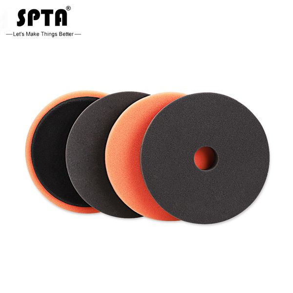 

spta 6 inch (150mm) eva heavy cut sponge foam polishing pads & buffing pads for 5inch (125mm) ro/da/ga dual action car polisher