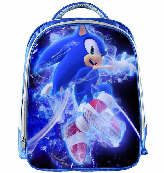 

13 inch super mario backpack children cartoon sonic backpacks boys girls schoolbag for kindergarten daily backpack kids bookbag