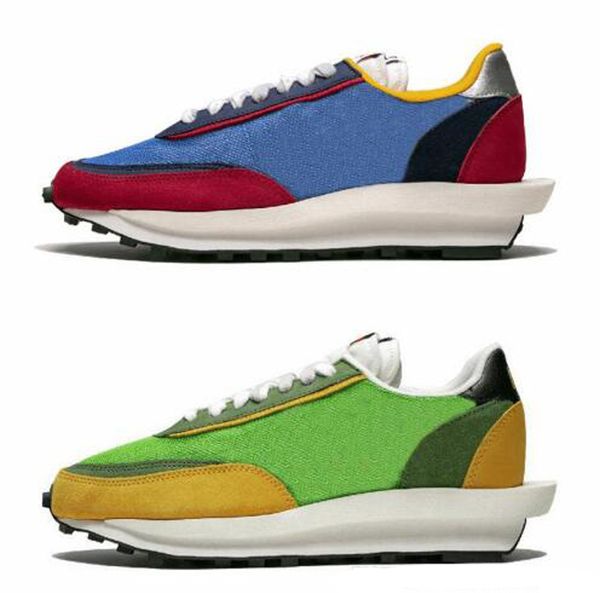 

new sacai ldv waffle daybreak running shoes for men women designer sneakers green gusto varsity blue training sports shoes