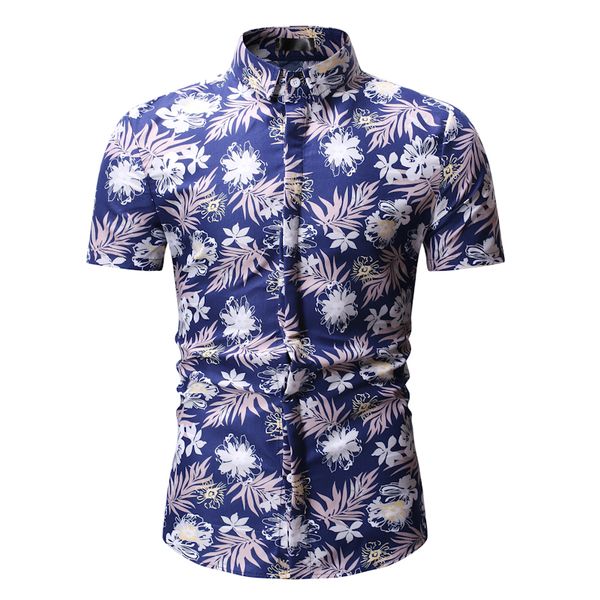 

модная мужская рубашка slim fit shirt с коротким рукавом крупногабаритные рубашки на лето формальные топы тис мужская одежда синий черный кр, White;black