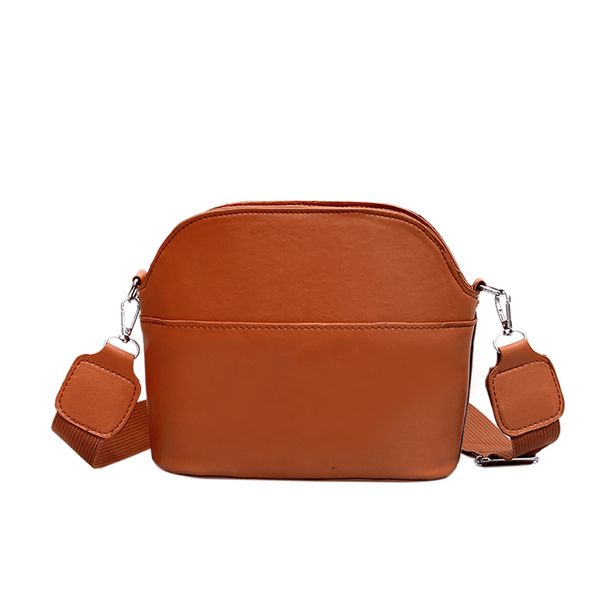 

maison fabre fashion trends women shoulder bag casual solid zipper crossbody bag simple wild big shell circular ja22