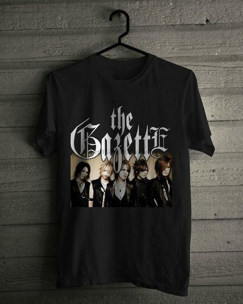 

the gazette t-shirt japanese visual kei rock band black tee shirts, White;black
