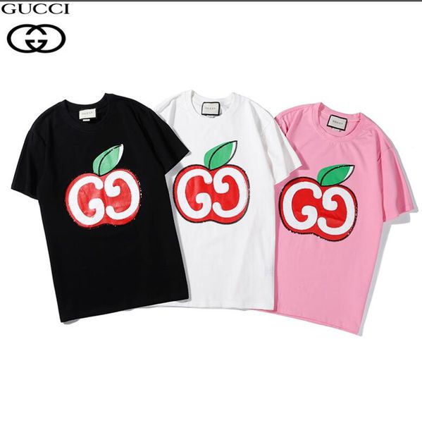 

волна полосатых печати mens womens дизайн футболка уличной париж lovers summer crew neck tshirts марка tops подростки с коротким рукавом фут, White