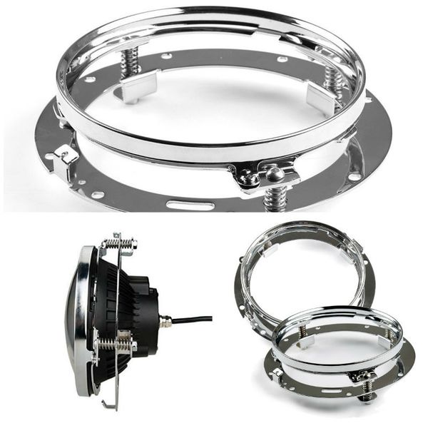 

7inch round led headlight mounting bracket ring headlight lamp holder auto motor accessories for wrangler jk tj