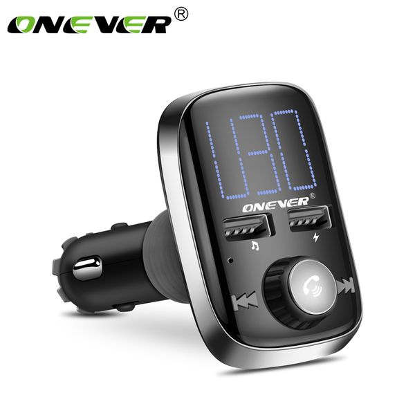 

bluetooth car mp3 player music player with dual usb fm transmitter handsradio bluetooth aux input/output