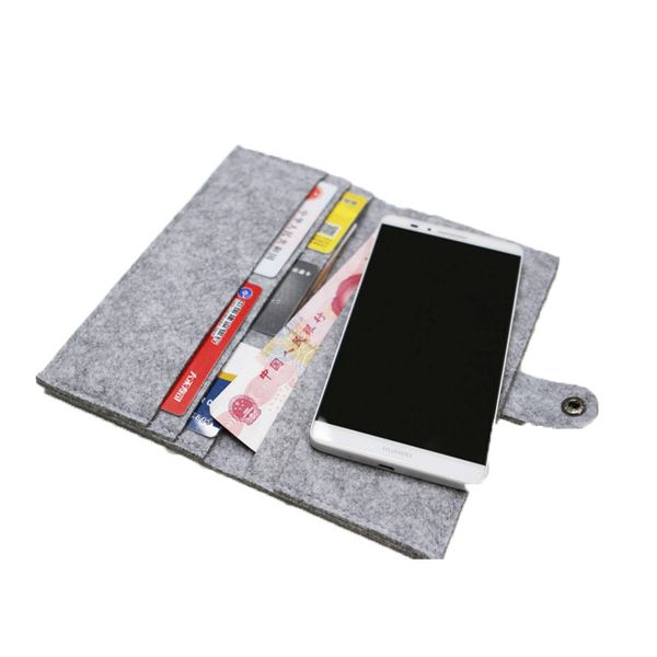

women men portable coin purse wallet fashion felt change bag id cellphone holder zipper wallets, Red;black