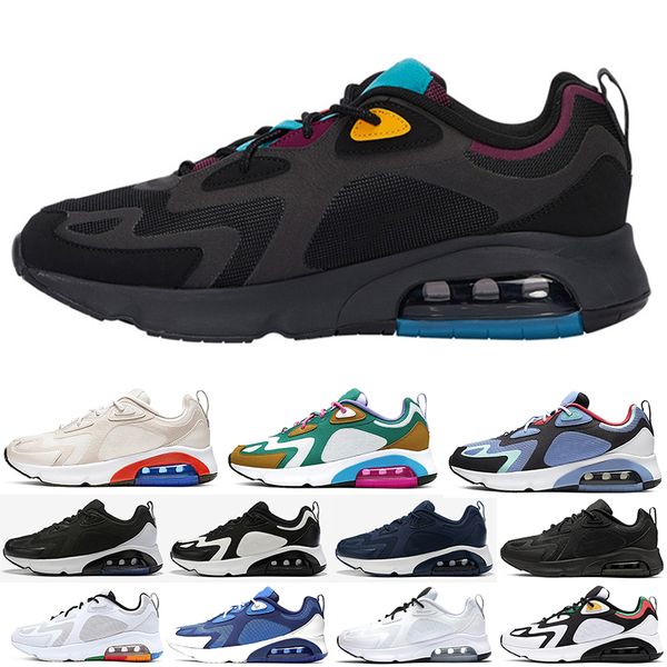 

mens cushion running shoes 200 bordeaux desert sand mystic green triple black royal airs trainers athletic outdoor sports sneakers 40-46