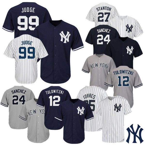 

New York 99 Aaron Judge Yankees 27 Giancarlo Stanton 12 Troy 25 Gleyber Torres 24 Gary Sanchez Cool Base Player Replica Baseball