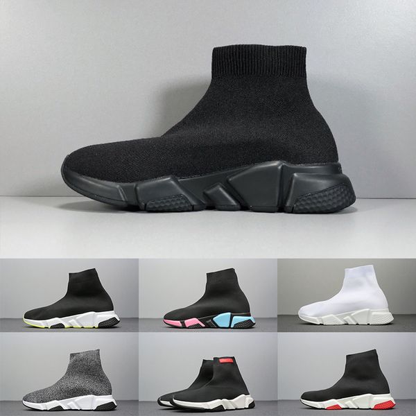 

2020 chaussette speed trainer sock shoes triple black core white gym red oreo platform sport casual boots luxury designer sneakers