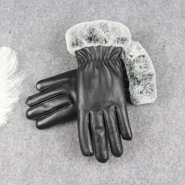 

fashion 2019 beautiful for ladies winter mittens female lady warm leather driving soft lining sale itemsmar 14, Blue;gray