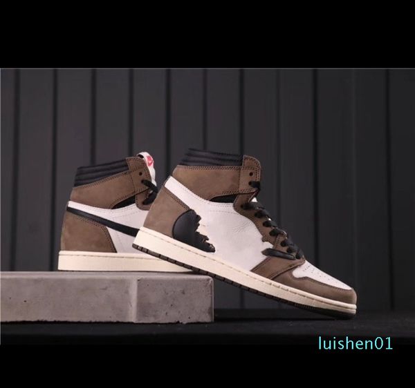 

new travis counter logo 1s high one basketball shoes brown scott mens designer sneakers luxury sneaker 1 skate trainers l01
