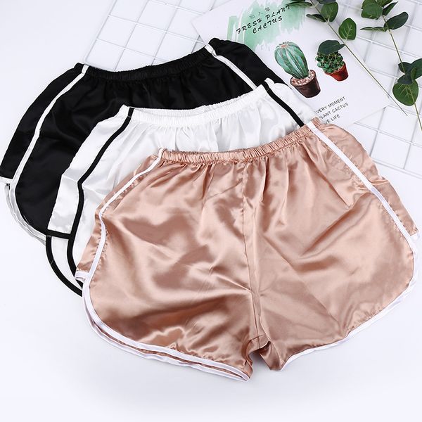 

brief relate summer women casual shorts durable shorts fashion female white edge design rose gold white black 3 colors