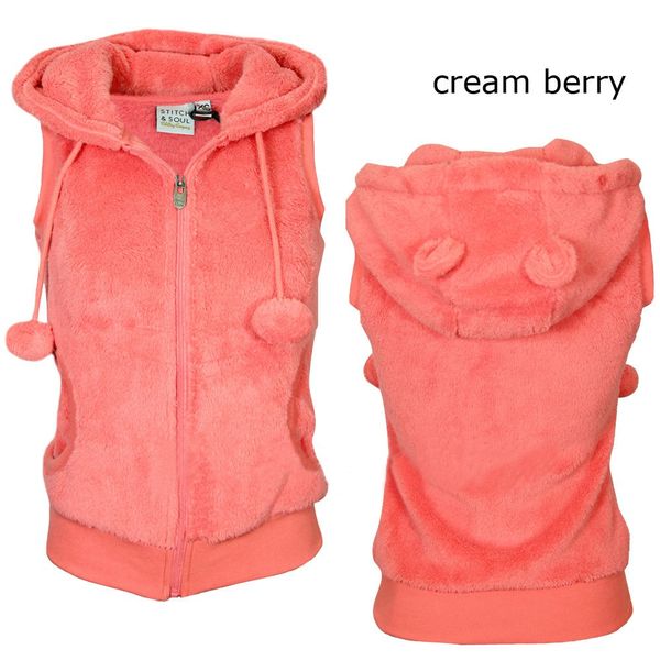 

women's vests zogaa 2021 faux fur coat women autumn winter warm soft zipper jacket female plush overcoat pocket casual vest outwear, Black;white