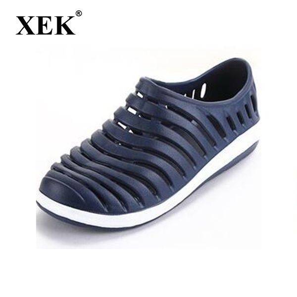 

new 2017 men sandals slip on fashion beach summer shoes cross flat sandals man shoes st195 dropshipping, Black