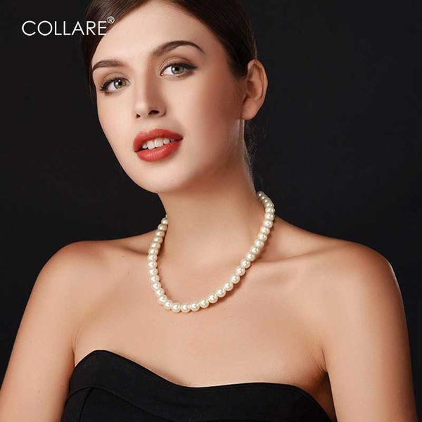 

collare simulated pearl choker necklace women wholesale wedding/bridal gift pearl bead statement necklace women jewelry n036, Silver