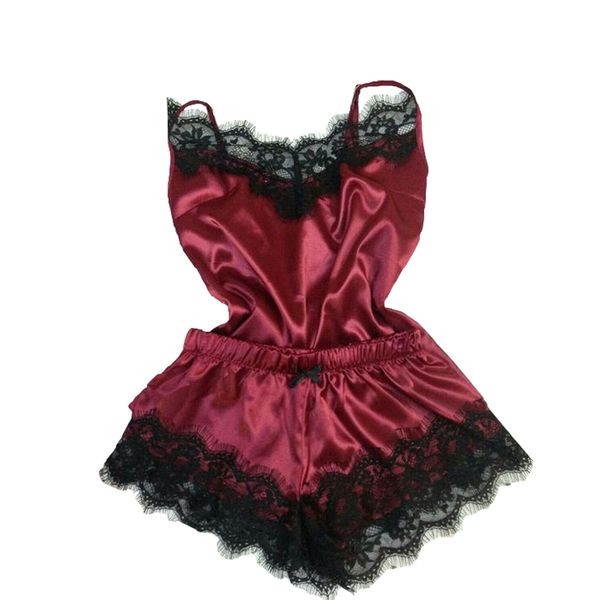 

женские пижамы сексуальные кружева пижамы женские летние пижамы наборы пижамы без рукавов топы + шорты 2 шт наборы пижамы для женщин, Blue;gray