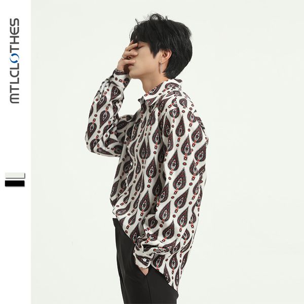 

mtl мужская одежда | 2020new product season purchase shirt, White;black