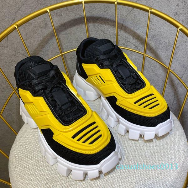 

cloudbust thunder knit mens luxury designer shoes womens classical casual shoes fabric rubber trainers outdoor sneakers c13, Black