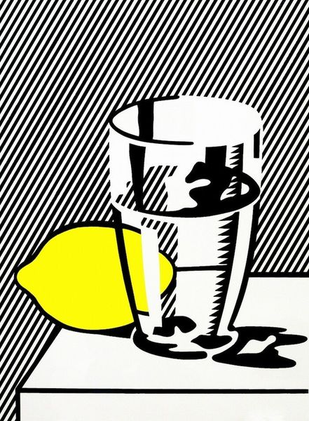 

roy lichtenstein oil painting on canvas pop art still life with lemon home decor handpainted &hd print wall art canvas pictures 191030