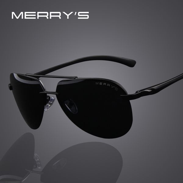 

merrys brand men 100% polarized aluminum alloy frame sunglasses fashion mens driving sunglasses s8281 y200619, White;black
