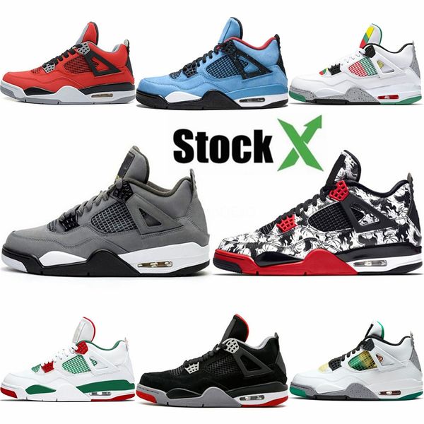 

fashion luxury designer shoes 4 basketball shoes outdoor sports shoes gym red chicago boy youths 4s athletic sneakers #891