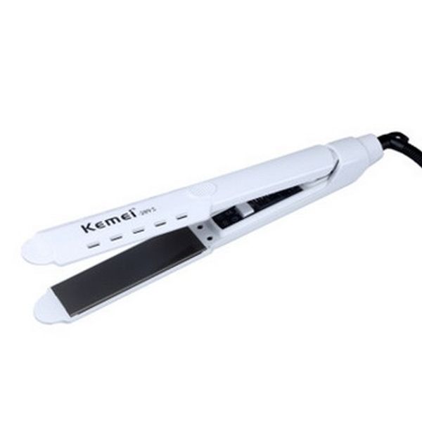 

2017 new wet/dry professional hair straightener fast flat iron electric straightening ceramic titanium plate temperature control, Black