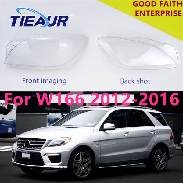

for w166 headlight transparent glas lens cover for ml300 ml350 ml400 gl450 ml500 headlamp shell 12-16 lampshade replacement