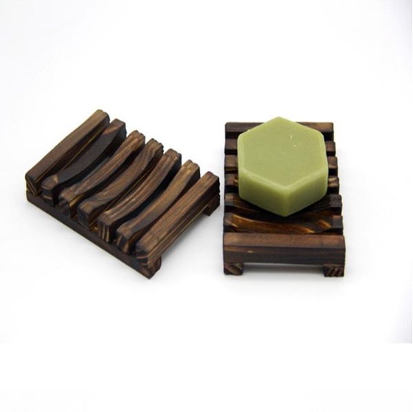 

natural wooden bamboo soap box tray holder storage soap holder bath plate shower plate bathroom container box
