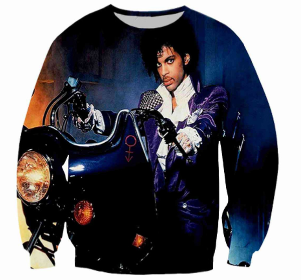 

new fashion singer prince rogers nelson sweatshirt 3d print clothing women men unisxe sweatshirt casual outerwear pullovers k327, Black