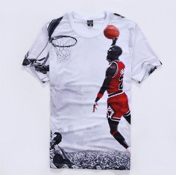 

дизайнерская футболка футболка летний топ горячая 2020 продажа короткие рукава топы спортивная рубашка повседневная 3d печатный номер 23 фут, White;black