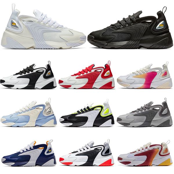 

2019 men zoom 2k lifestyle shoes white black blue zm 2000 womens designer trainer m2k tekno fashion sneakers comfortable outdoor shoes