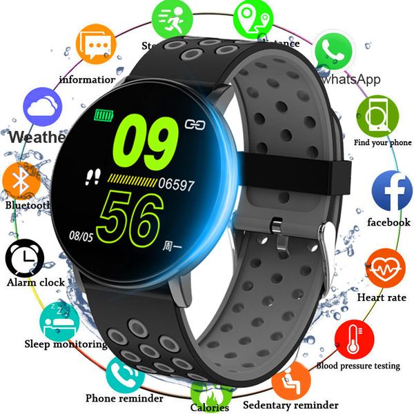 

sport new smart bracelet ip67 waterproof activity tracker fitness band with blood pressure monitor heart rate wristband for sports