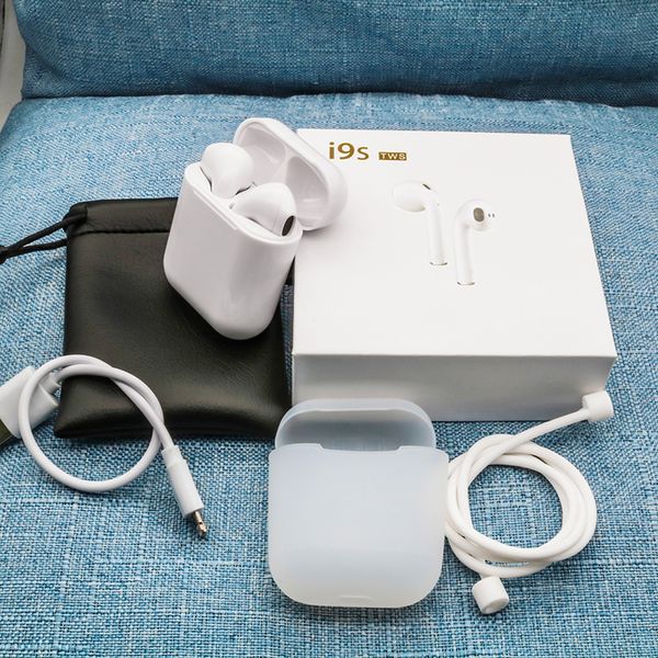 

I9 tw wirele bluetooth 5 0 headphone ture tereo earphone earbud with magnetic charger ca e ilicone protector ca e anti lo t rope