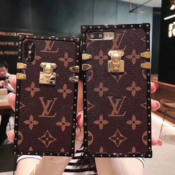 

Whole ale luxury de igner phone ca e for iphone 6 7 8 plu x max xr pu leather for am ung 8 9 10p note 8 9 dhl