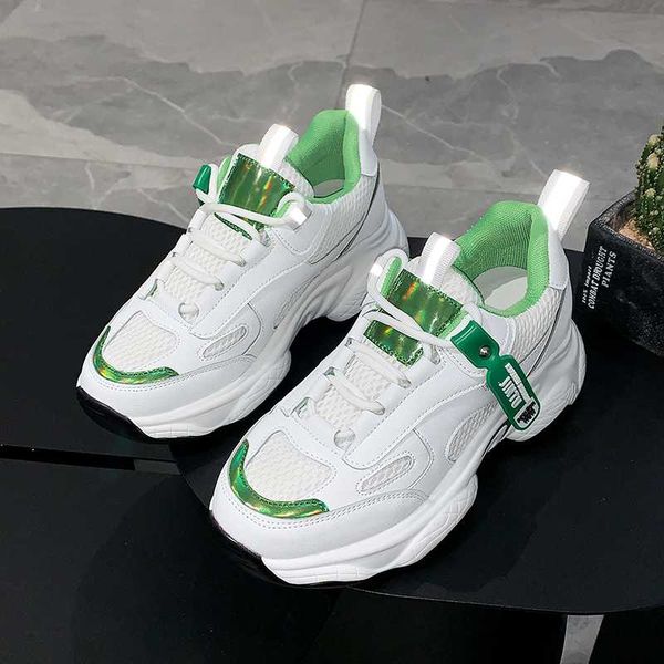 

fashion sneakers for women trainers platform green sneakers wedges ladies casual shoes zapatillas chunky mujer plataforma