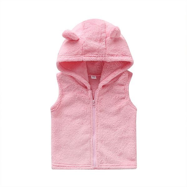 

2019 baby zippers pink lovely vests spring and autumn vest, Blue