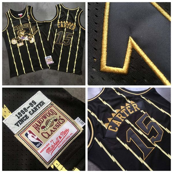 black and gold vince carter jersey