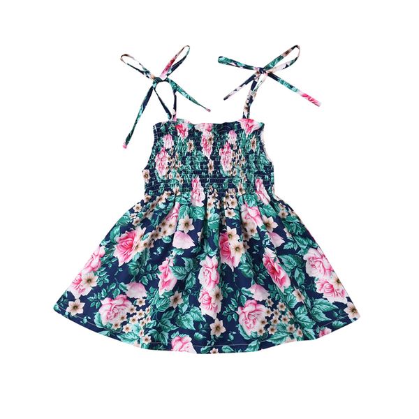 

toddler girl dresses summer baby girl floral summer party casual dress sundress girls dresses 2019 clothes kids wedding dress, Red;yellow